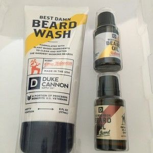 Duke Cannon Supply Co  3pc  Set Beard Wash/Oil